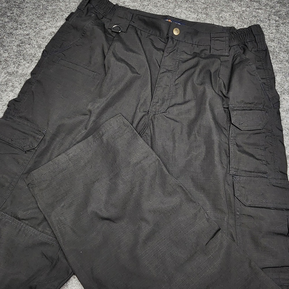 5.11 Taclite Pro Mens Pants Ripstop Black Tactical Uniform 36x32 Multiple Pocket
